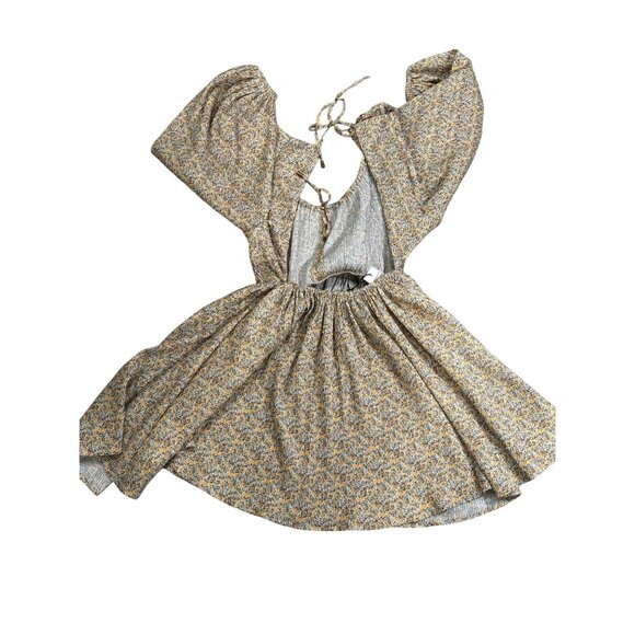 Minkpink Floral Smocked Mini Dress Size Small - Picture 2 of 11